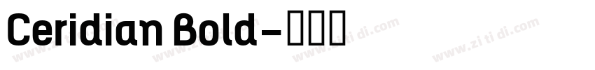 Ceridian Bold字体转换